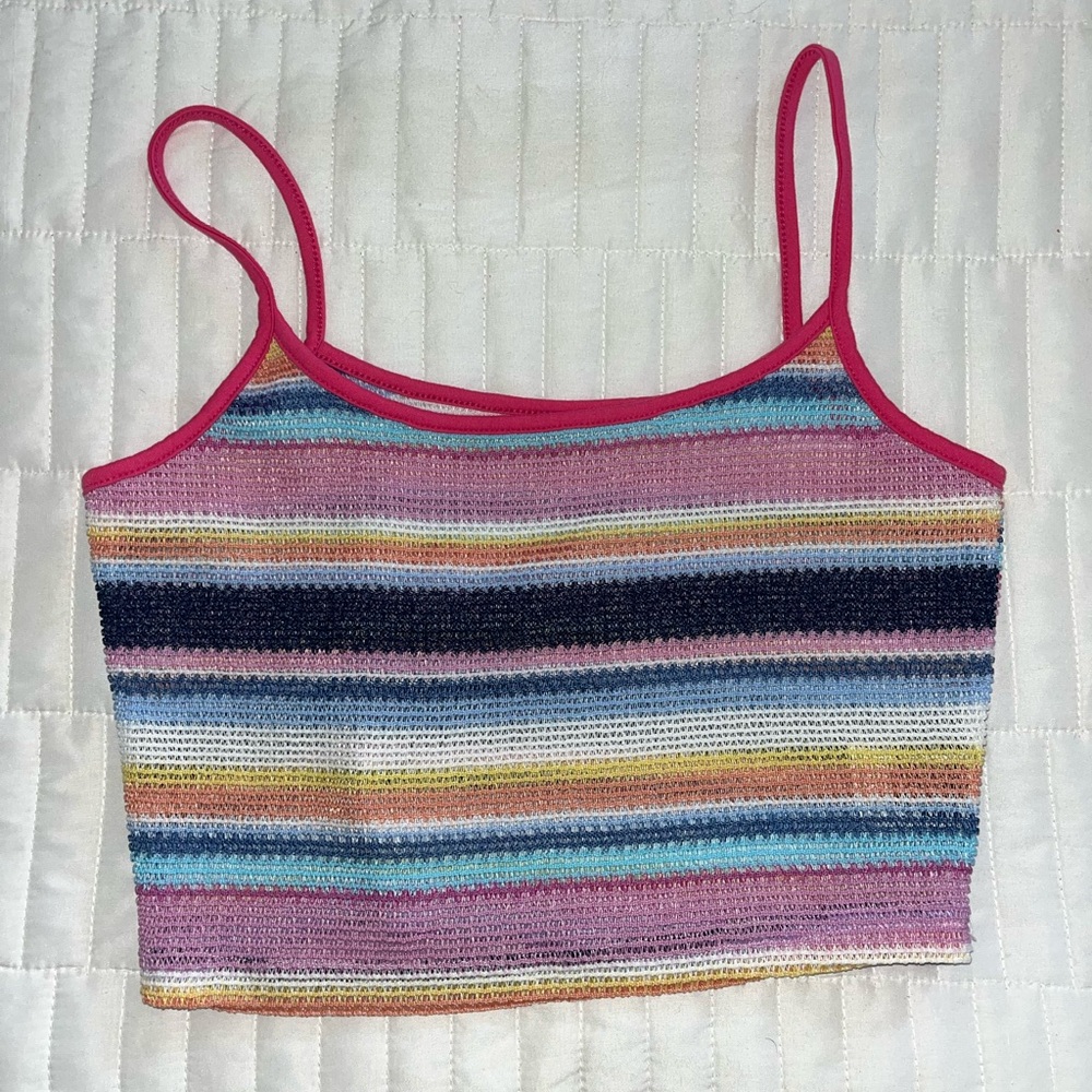 Multicolor Striped Women's Top